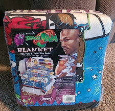 【and】スペースジャム マイケル・ジョーダン ブランケット Vintage 1996 Michael Jordan Space Jam Blanket Looney Tunes for
