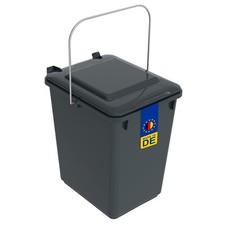 plasteo Vorsortiergefäß BIO-BOY 10 Liter Mülleimer Abfalltrenner Biomüllbehälter