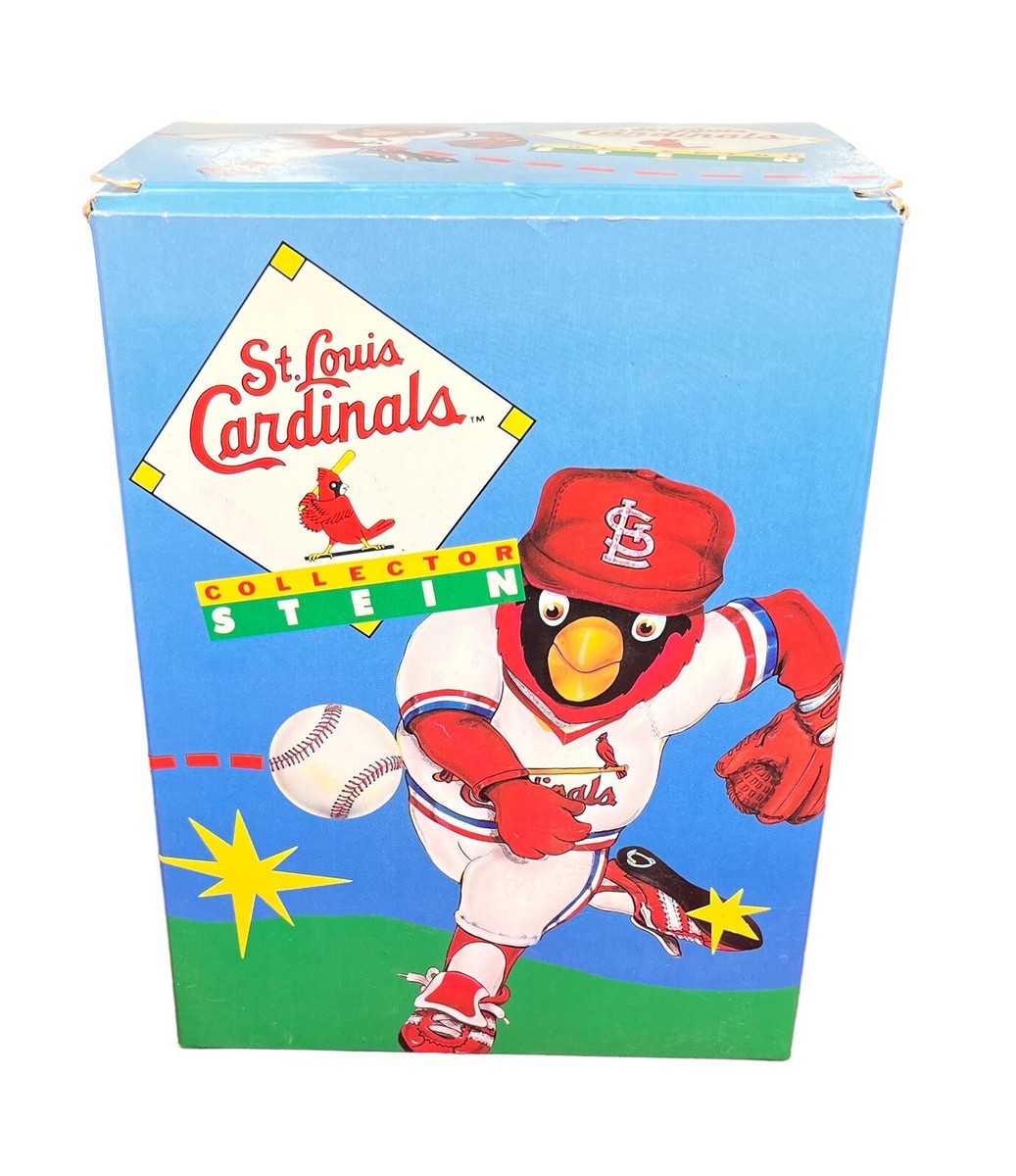 Vintage 1990 St louis Cardinals Baseball Bird Mascot Stein in