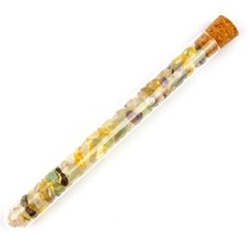 Aqua Lapis® Edelsteinstab Premium Feeling Bergkristall, Citrin, Fluorit Edelstei