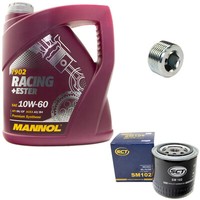 MotoröL ÖLfilter SM102 10W60 4 Liter + ÖLablassschraube FüR Alfa Romeo 155 167