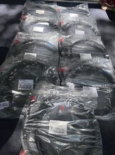 Lot Of (9) CommScope L4-HMDM-12-SGW-D 12ft SureGuard 4.3-10 Male to 4.3-10 Male