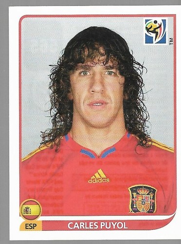 PANINI FOOT 2010 WORLD CUP SOUTH AFRICA . BUSQUETS INIESTA PUYOL PIQUE . ESPAGNE - Picture 17 of 42