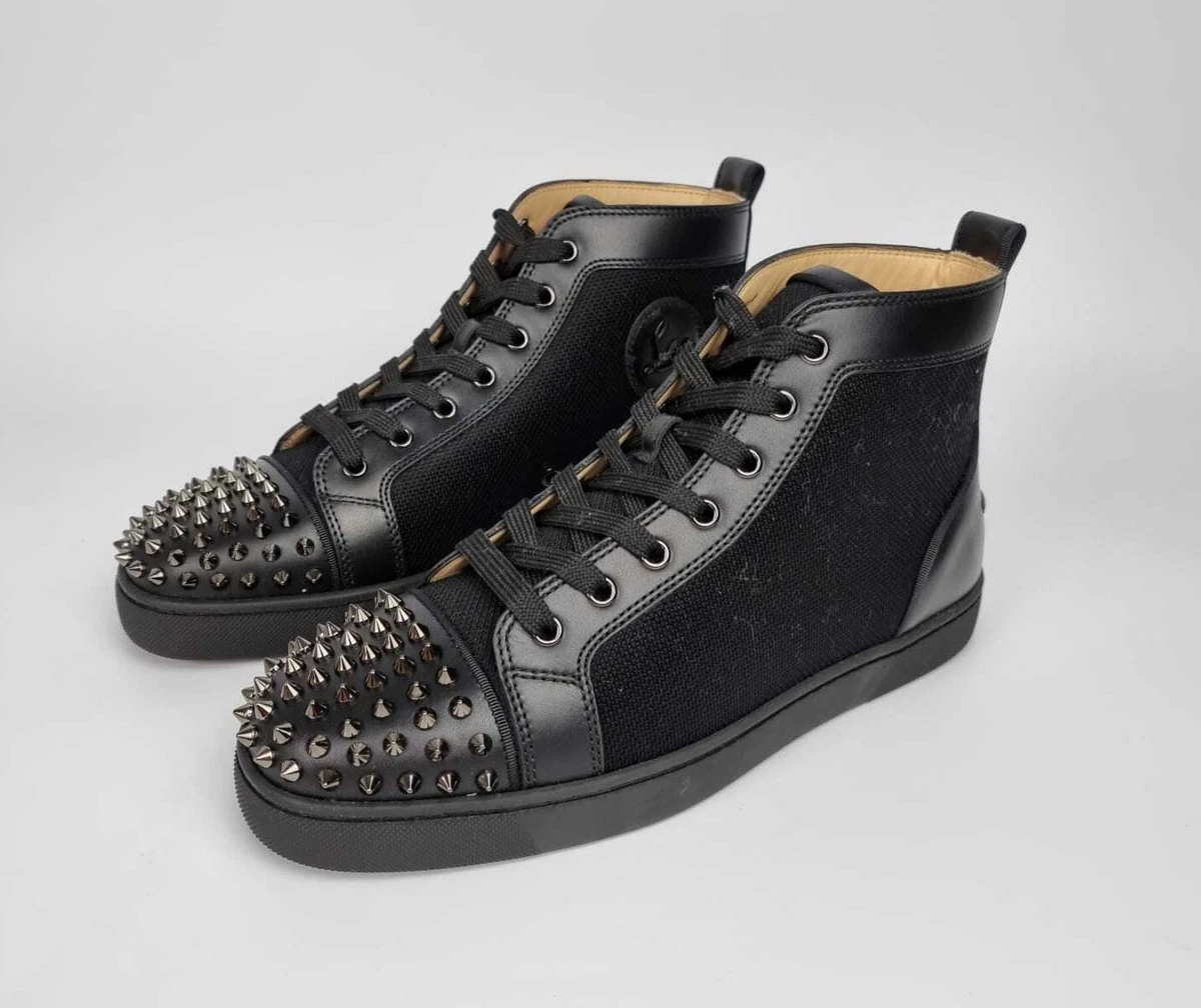 Christian Louboutin Louis Spikes High-Top Sneakers