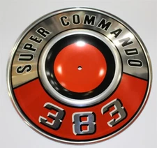 NEW Mopar Orange 383 Super Commando Air Cleaner Pie Tin
