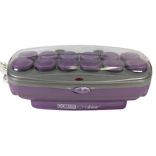 Conair Ion Shine Velvet Hot Rollers Hair Curlers Large 1.5" Clips Pageant WORKS