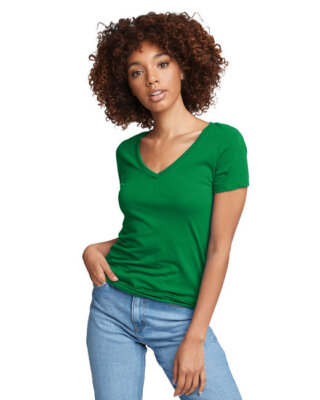 Next Level Apparel Women's Short Sleeve Ideal Lightweight V-Neck T-Shirt - 1540