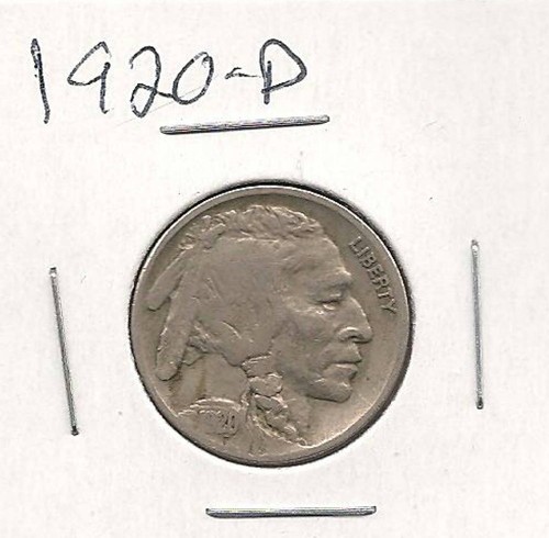 1920-D Buffalo Nickel : Fine