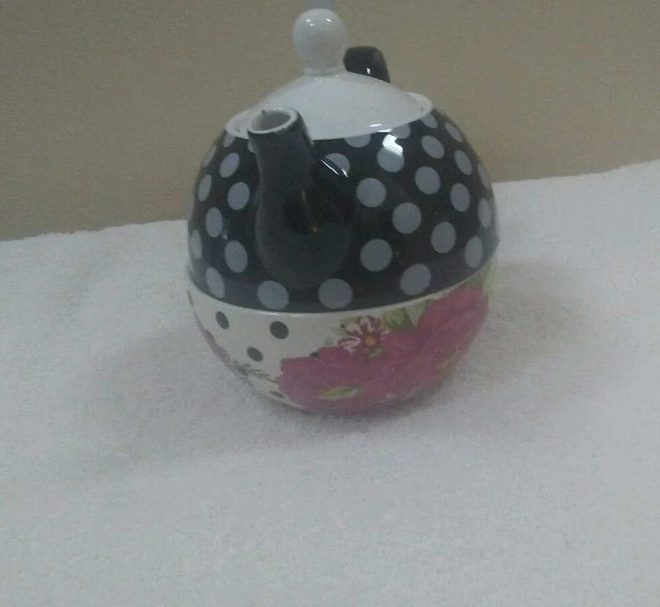 Tetera apilada Jessie Steele "You & Me-Niddaughter. Taza #49003 Pavillon Gift co Foto 2 de 4