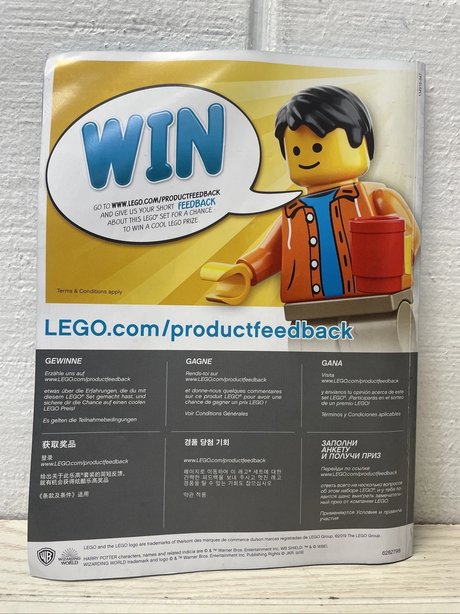 Lego harry potter 75948 instructions hot sale