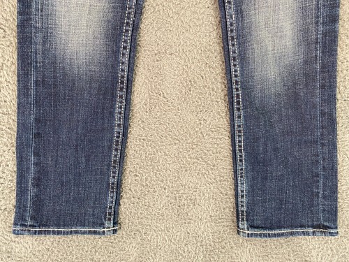 BKE Conner Straight Jeans Youth 10 (23x25) Adjustable Waist Denim - Picture 3 of 20