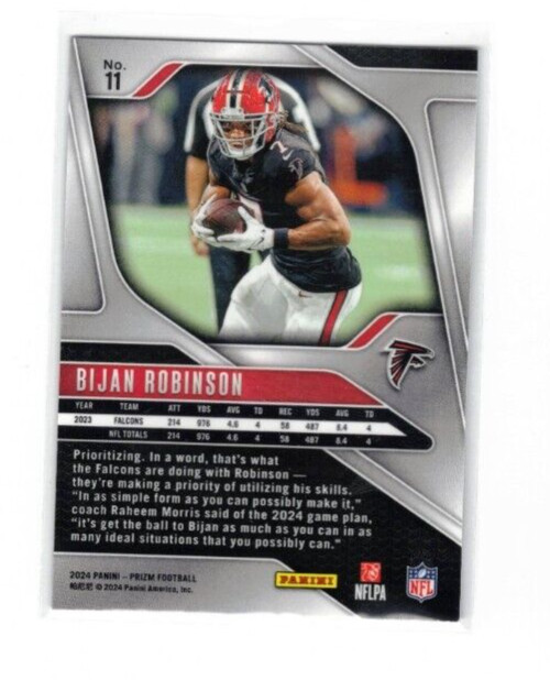 2024 Panini Prizm - #11 Bijan Robinson