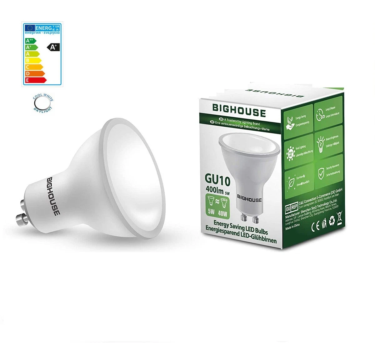 Big house gu10 led deals