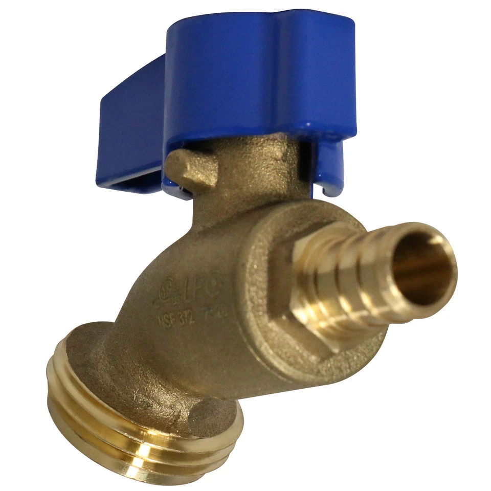 100 Pcs XFITTING 1/2" Pex B Hose Bibb No kink, 1/2" Pex Sillcock, Garden Valve - Image 3 of 4