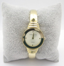 Women Anne Klein Diamond Quartz WR Analog 24mm Round Watch H463 "New Battery"