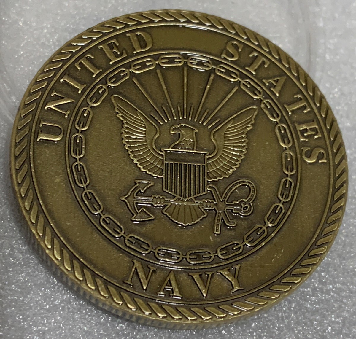 RARE U.S. NAVY POPEYE THE SAILOR MAN CHALLENGE COIN US Navy