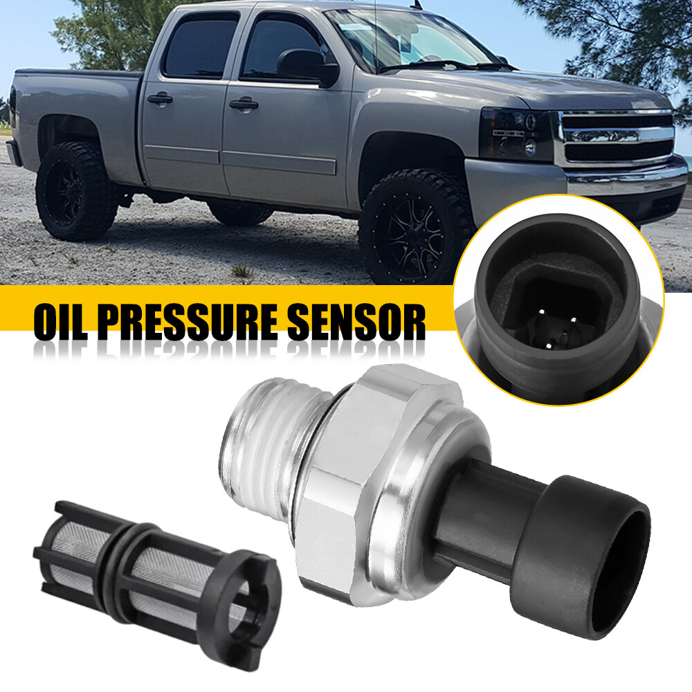 Oil Pressure Sending Unit Sensor W/Filter For Chevy Silverado GMC Sierra 2003-08