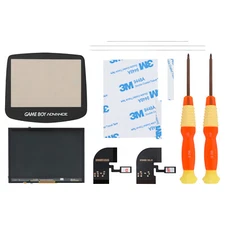 V2 IPS Screen LCD Kits For Game Boy Advance GBA 10 Levels Brightness Backlight 