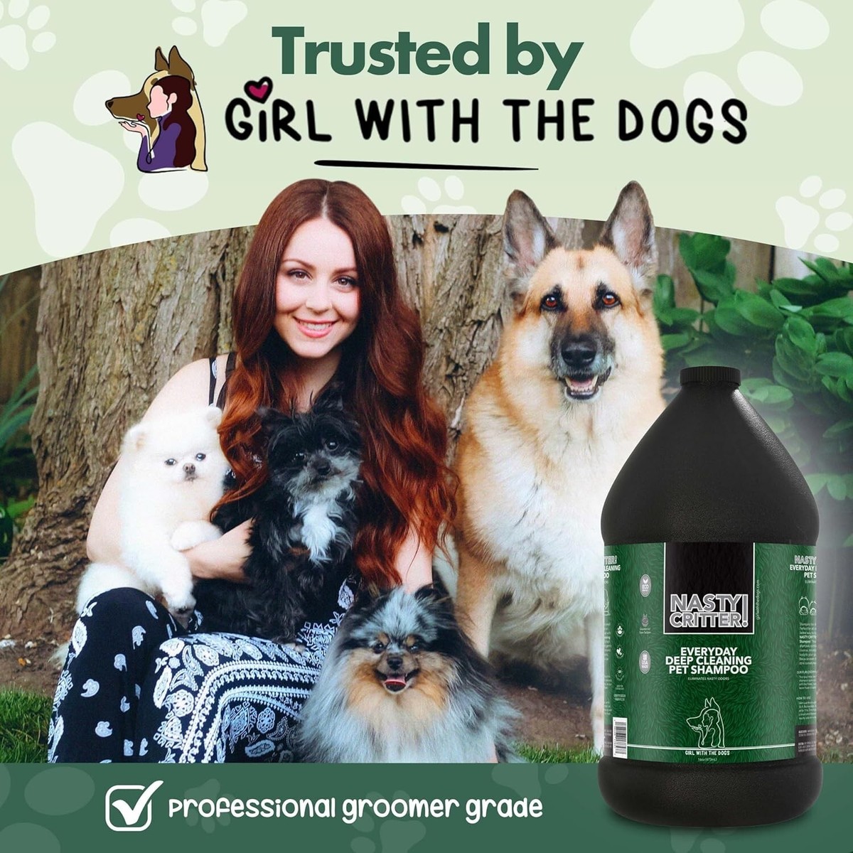 Nasty Critter! Biodegradable Deep Cleaning Shampoo - Perfect