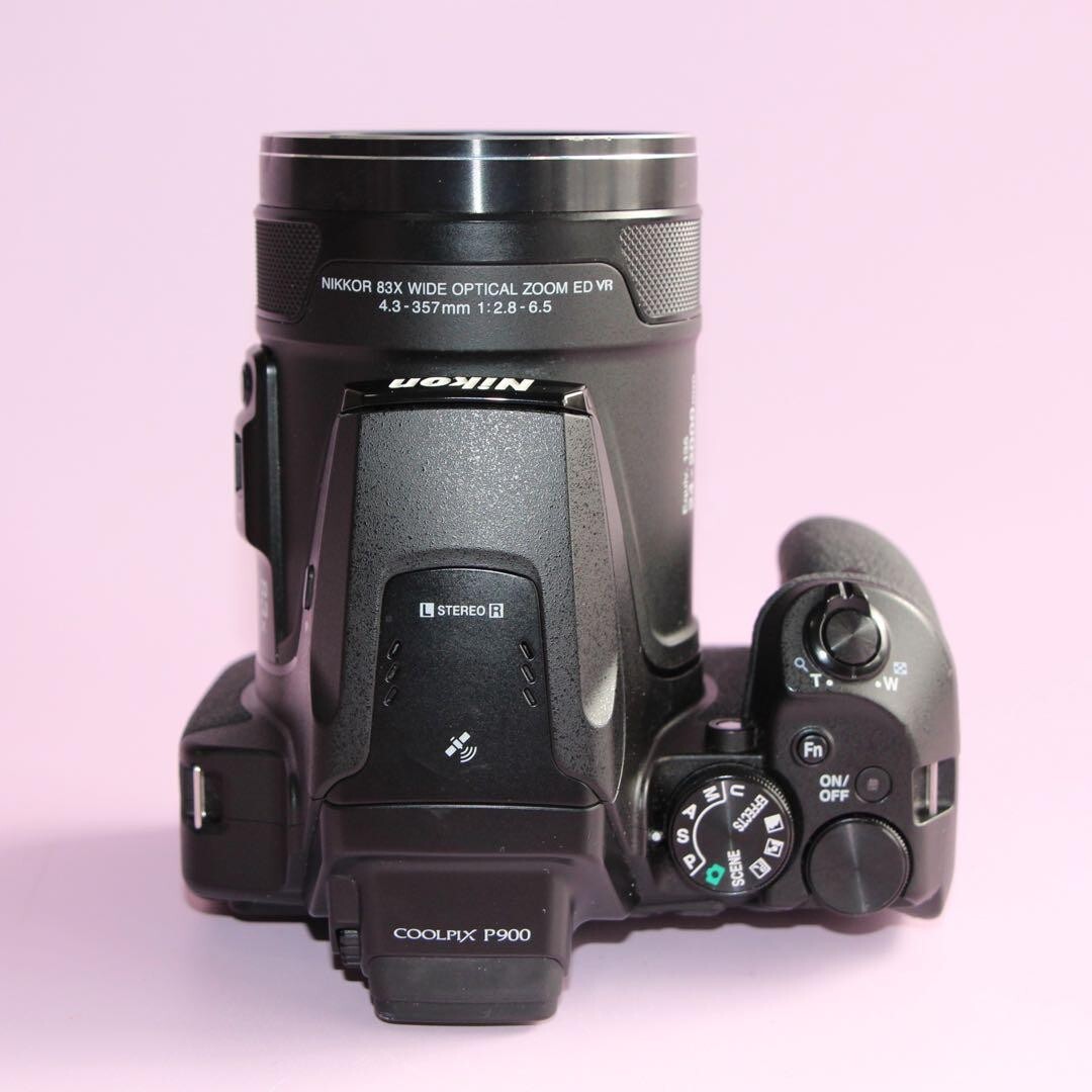 Nikon COOLPIX P900 Black Digital Camera 16MP 83x Optical