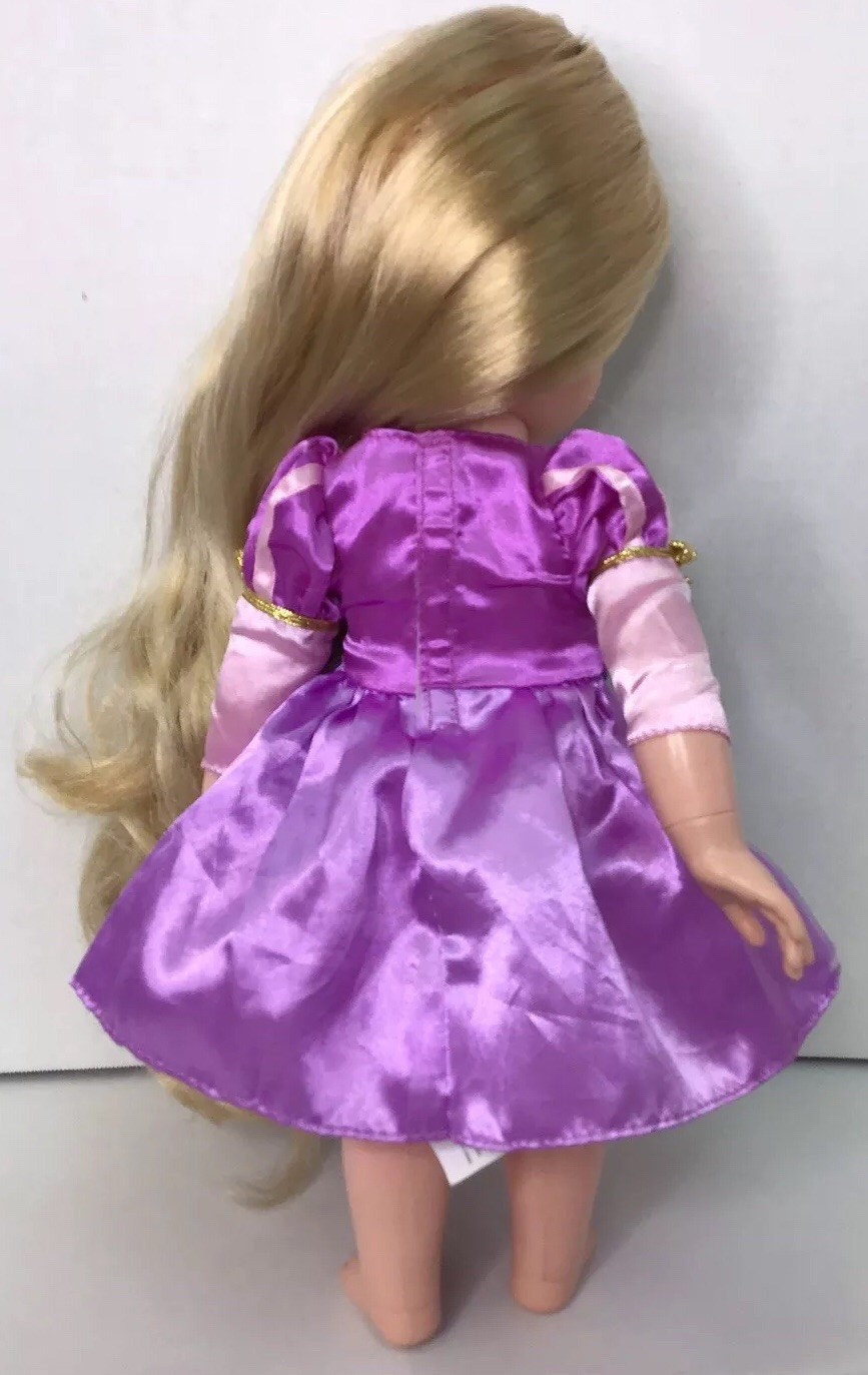 disney tangled glow & style rapunzel toddler doll