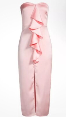 MSRP $595 Ramy Brook Women s Venice Pink Dress E0822618 Size 4 New With Tags 