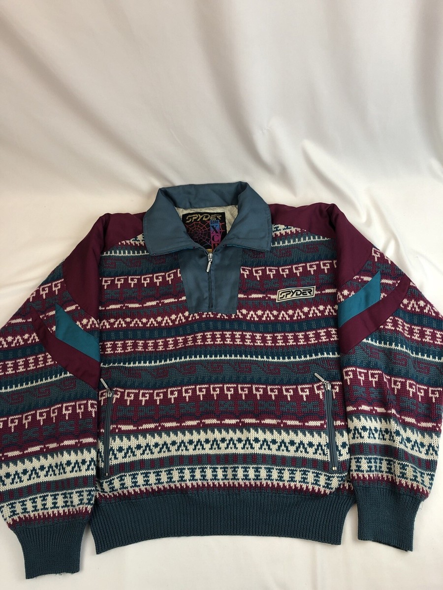 Vintage Spyder Ski Sweater Size L Gore XCR | eBay