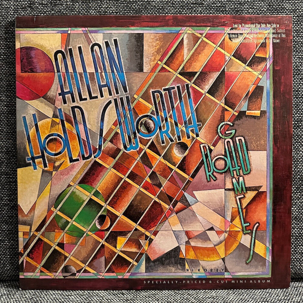 Allan Holdsworth Road Games PROMO Vinyl Record 1983 Jazz-Rock Fusion Mini-LP