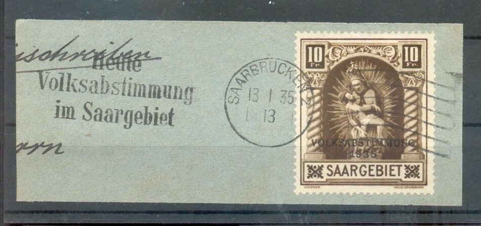 Saar 194III ABART canceled 280EUR (40988)