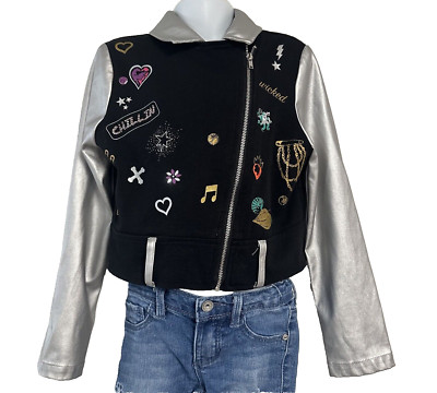 Disney D-signed The Descendants Girls motto style jacket size xs 6