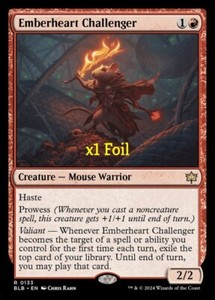 Emberheart Challenger #133 Foil Bloomburrow MTG