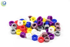 Dental Hygienist Silicone Color Code Instrument Rings 60/box Assorted Colors 8mm