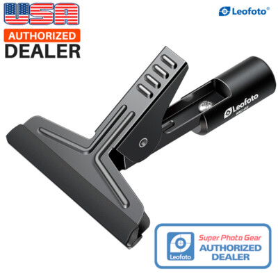【US Dealer】LEOFOTO MC-02 Manganese Steel Mini Clamp Metal Multi-Function 1/4'' 