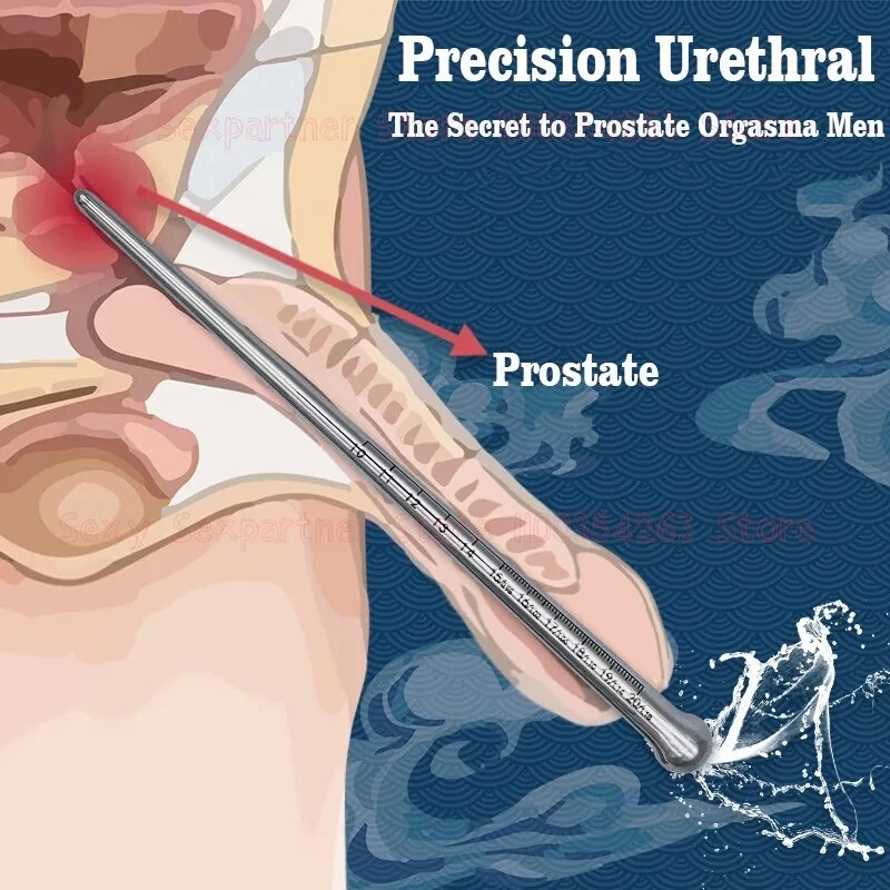 SODANDY Sounding Uretrale In Acciaio Inox Pene Spina Maschio Metallo Uretrale Barella Dilatatore Giocattoli Del Sesso Per Gli Uomini Asta Solido