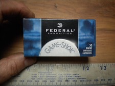 Empty  Federal Game Shock  22lr BIRD SHOT 25grn No 12 Shot , BOX IS EMPTY