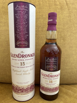 The GlenDronach 15 Years Moscatel Finish Single Malt Whisky, 700 ml, 46% - rar 