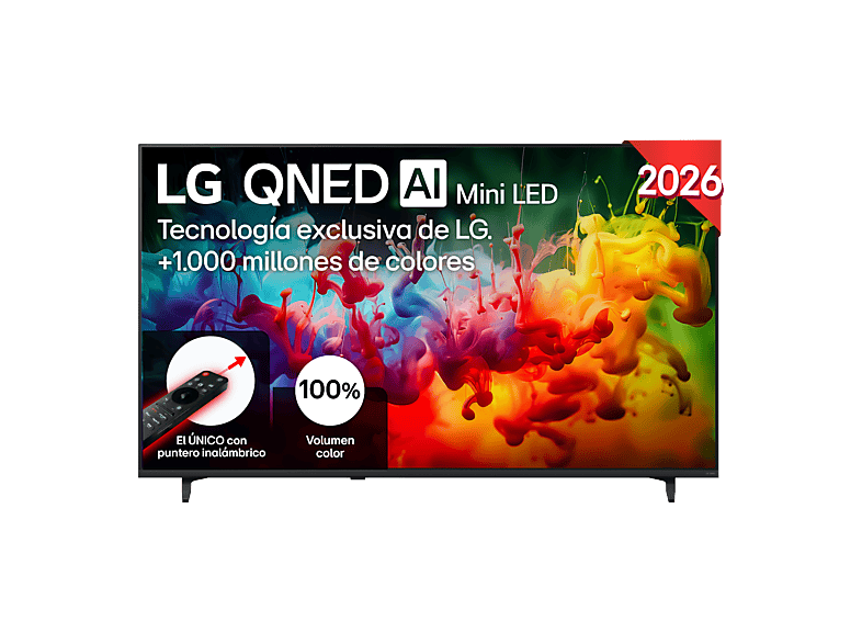 Lg Tv Qned 65", 65Qned72b6b, Uhd 4K, Procesador Inteligente Α7 Ai Processor 4K Gen9, Smart Tv, Dvb-T2 (H.265), Negro MediaMarkt - Imagen 7