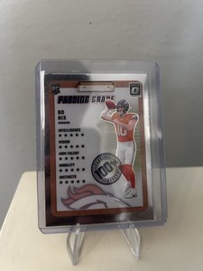 2024 Panini Donruss Optic - Passing Grade Bo Nix #3 (RC)