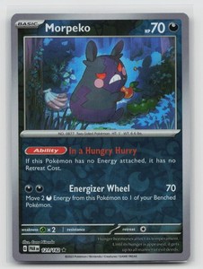 Morpeko 121/182 Paradox Rift Reverse Holo Rare