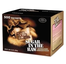 Sugar in the Raw Natural Cane Turbinado Sugar 4.5 g., 500 pk. FREE SHIPPING
