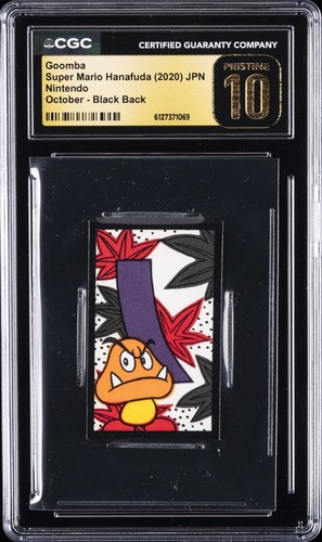 2020 SUPER MARIO HANAFUDA JPN GOOMBA CGC 10 PRISTINE