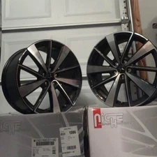 Niche Road Wheels Front and Rear Grey  Wheels (4 Rims)