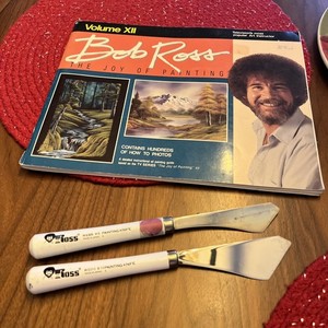 Bob Ross Volume XII & #5/ #10 Painting Knife (Japan) 