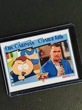 Eric Cartman/Charlie Kirk Novelty Art Trading Card South Park Comedy