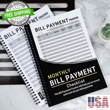Bill Payment Tracker Notebook,Monthly Budget Organizer,Financial Planner Logbook