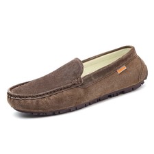 Mocassini morbidi alla moda scarpe allenamento pelle scamosciata uomo mocassino scarpe fatte a mano