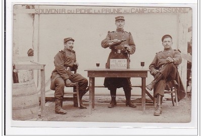 SOISSONS: souvenir of father the plum at camp de sissonne - very good condition