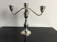 Exklusiv 3 Flammig LEUCHTER KERZENSTÄNDER Kandelaber 925 STERLING Silber 603 Gr