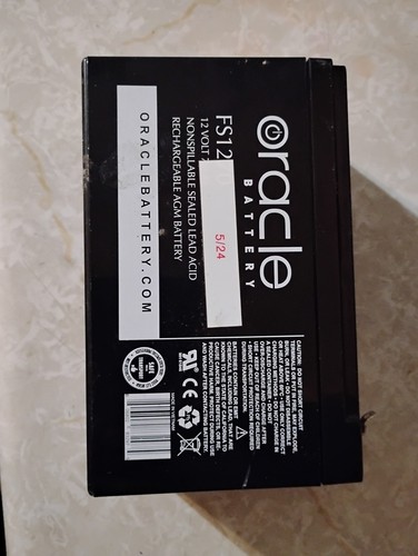 Oracle Battery FS1270 12 Volt 7.0Ah Nonspillable Sealed Lead Acid Rechargeable