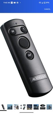 Aodelan BR-E1B Wireless Remote Control for Canon, Camera Remote Shutter Release